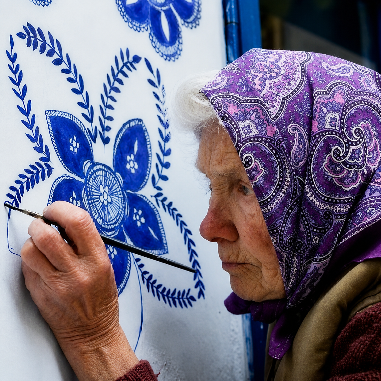La abuela que convirtió su pueblo en una obra de arte viva